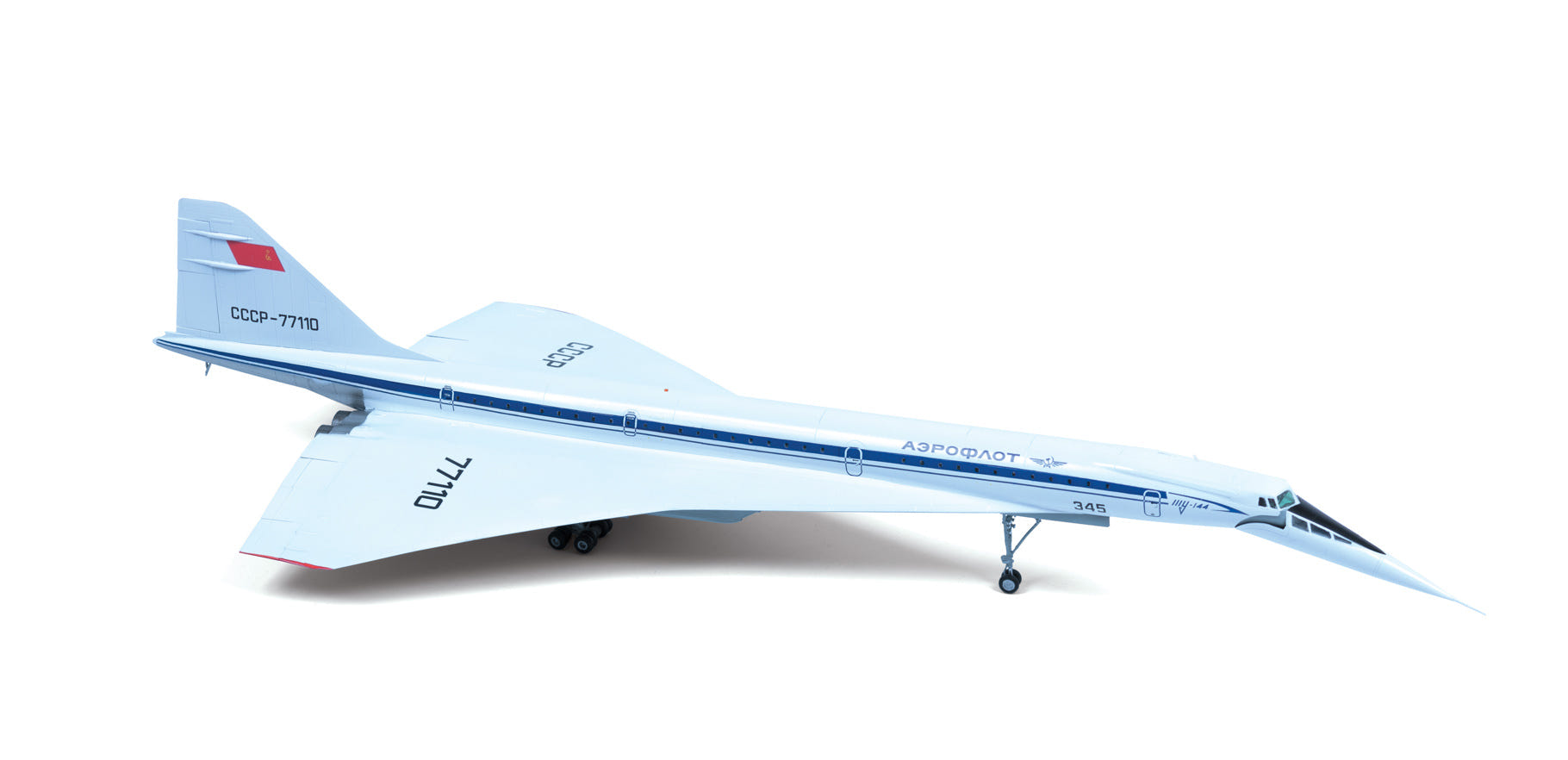 Zvezda 1:144 Tu-144 Tupolev Supersonic Civil Airliner - Z7045