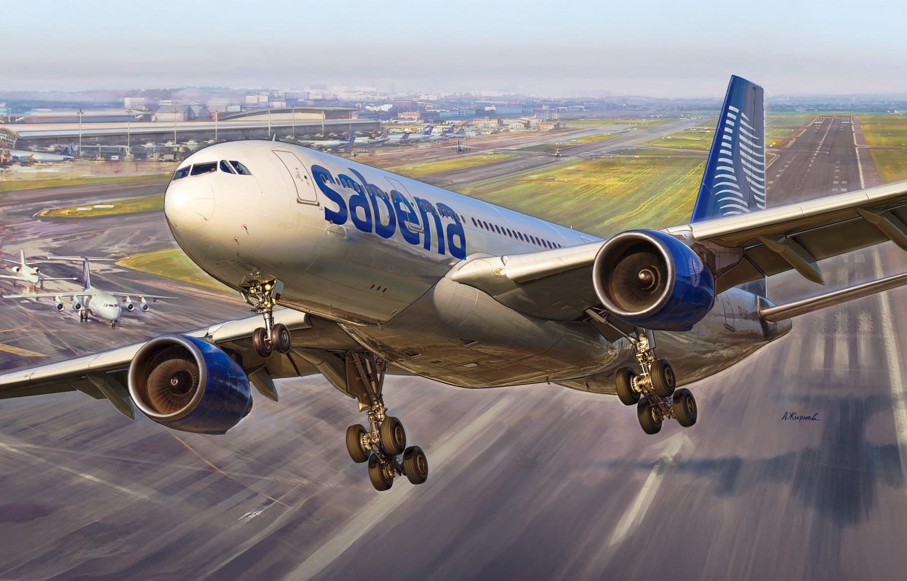 Zvezda 1:144 Airbus A330-200 - Z7047