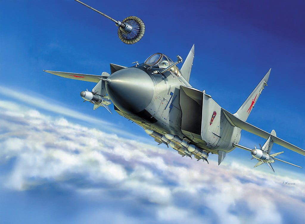 Zvezda 1:72 MiG-31B Aircraft - Z7244