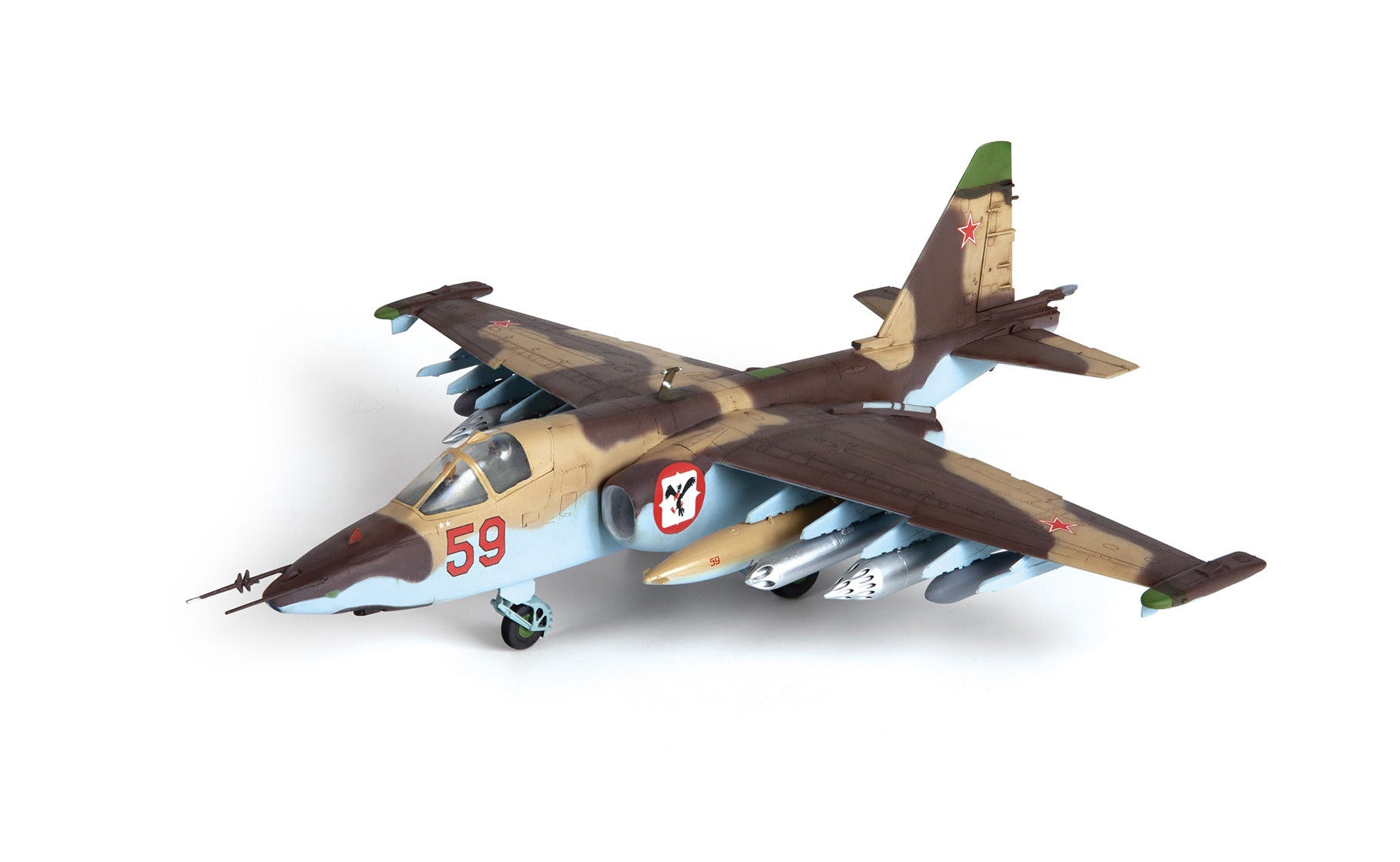 Zvezda 1:72 Soviet Attack Aircraft SU-25 “Frogfoot” - Z7312