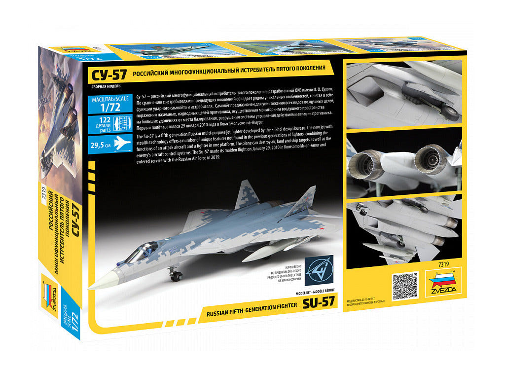 Zvezda 1:72 Sukhoi SU-57 - Z7319