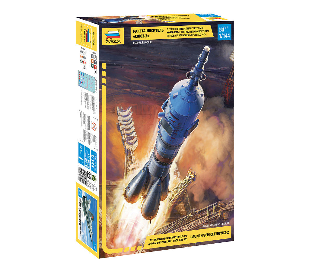 Zvezda 1:144 Soyuz 2.1a Launch Vehicle Russian Space Rocket - Z7500