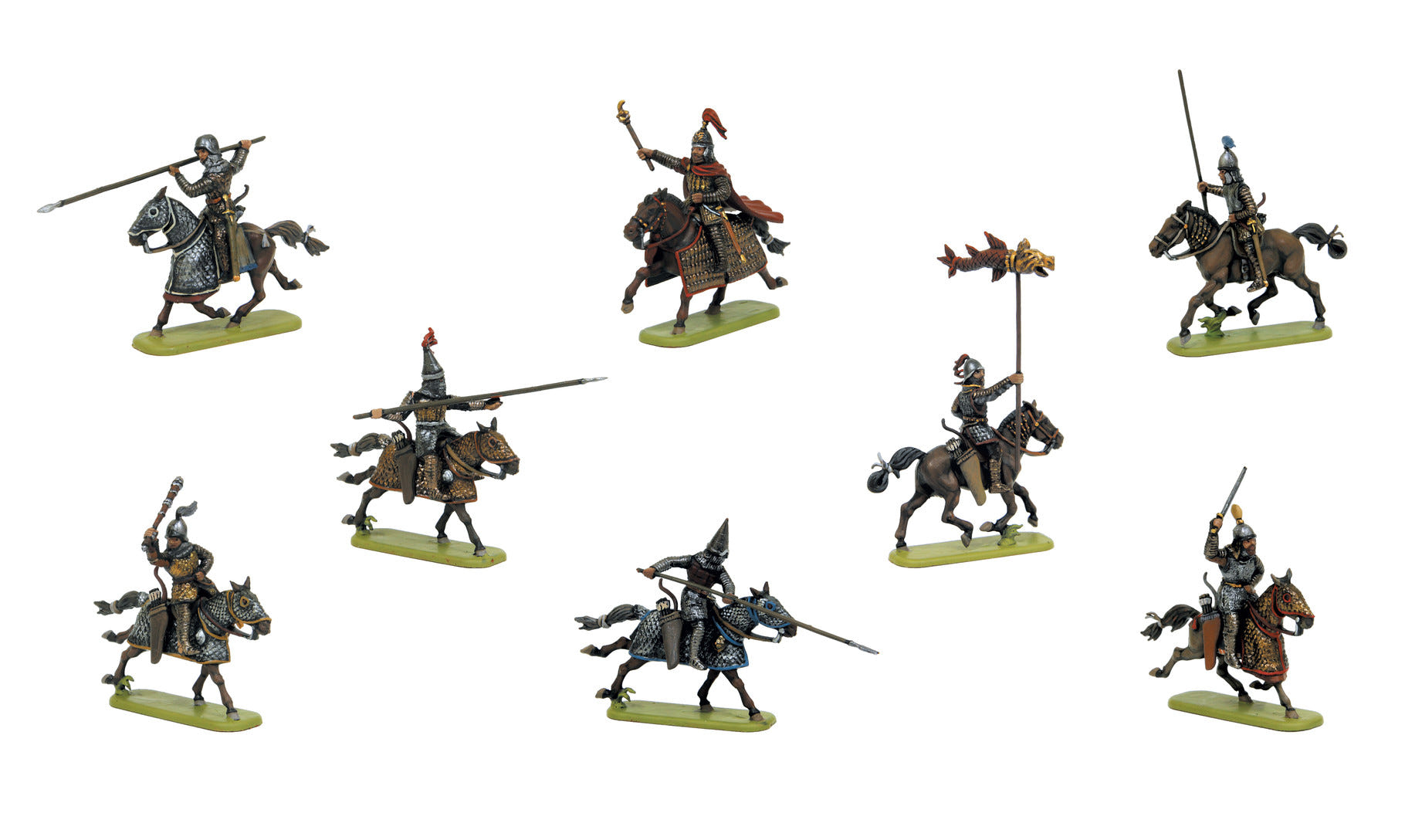 Zvezda 1:72 Cataphracts Armoured Heavy Cavalry (20 Figures 20 Horses) - Z8067