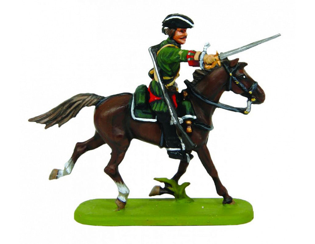 Zvezda 1:72 Dragoons of Peter the Great (10 Mounted Figures & 9 Foot Soldiers) - Z8072
