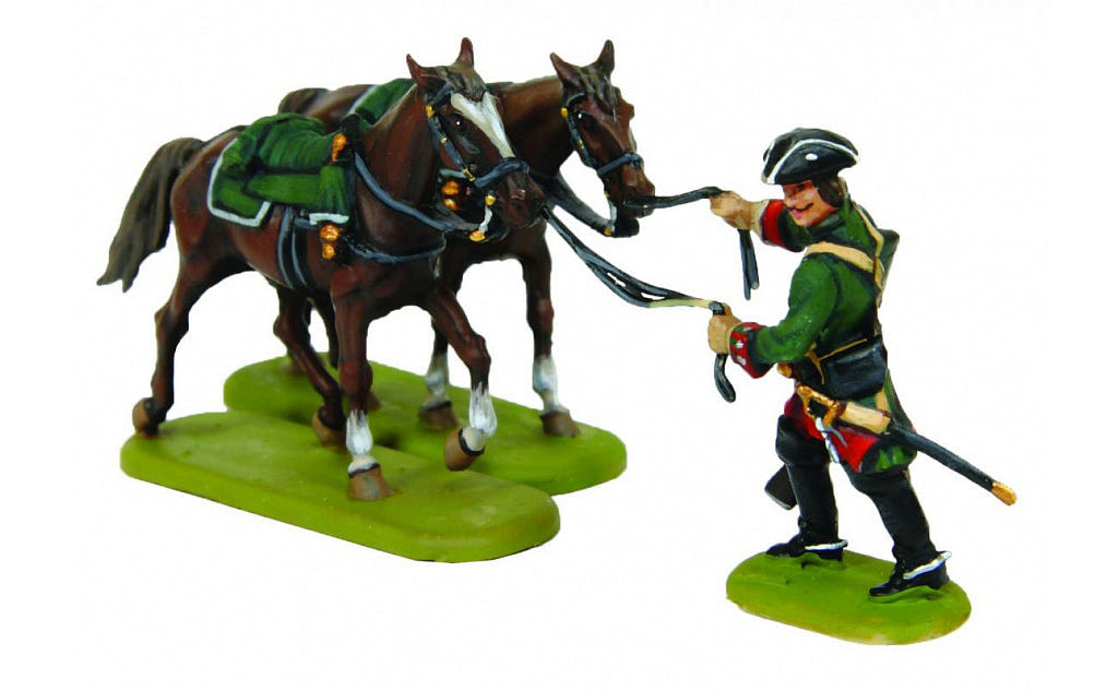 Zvezda 1:72 Dragoons of Peter the Great (10 Mounted Figures & 9 Foot Soldiers) - Z8072