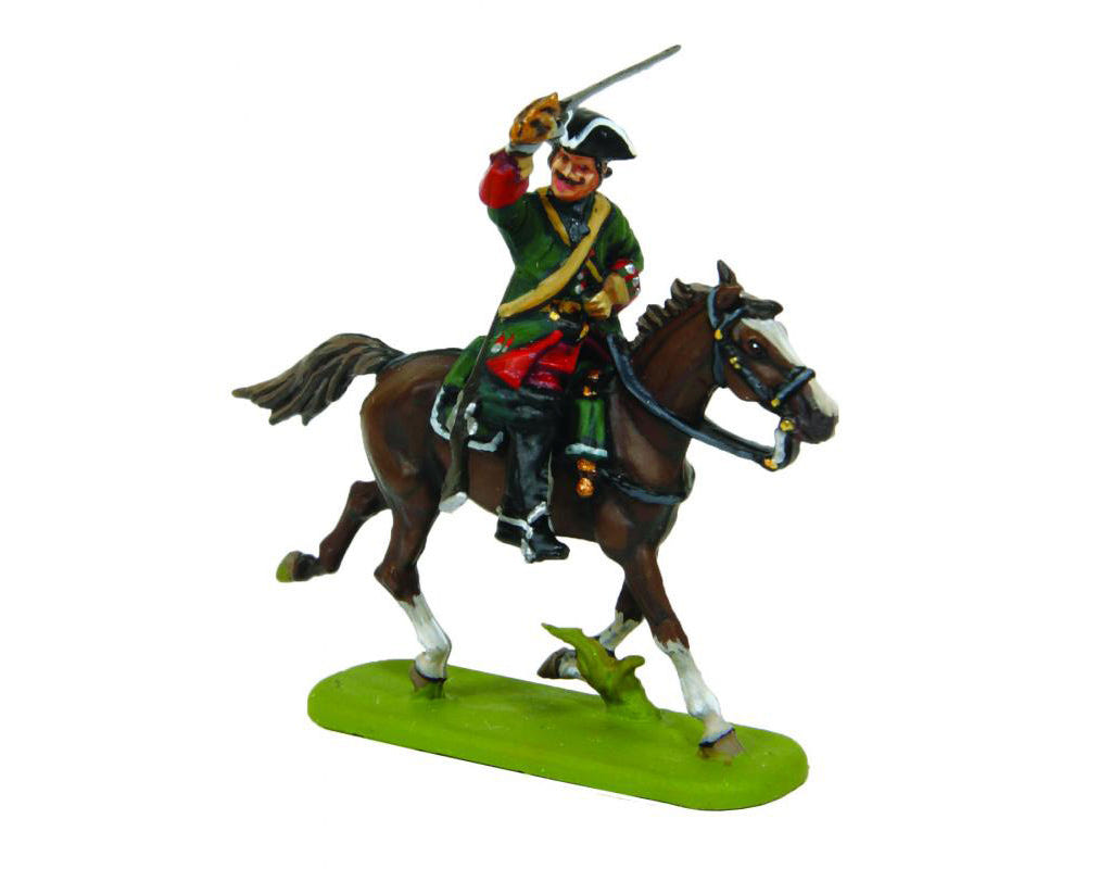 Zvezda 1:72 Dragoons of Peter the Great (10 Mounted Figures & 9 Foot Soldiers) - Z8072