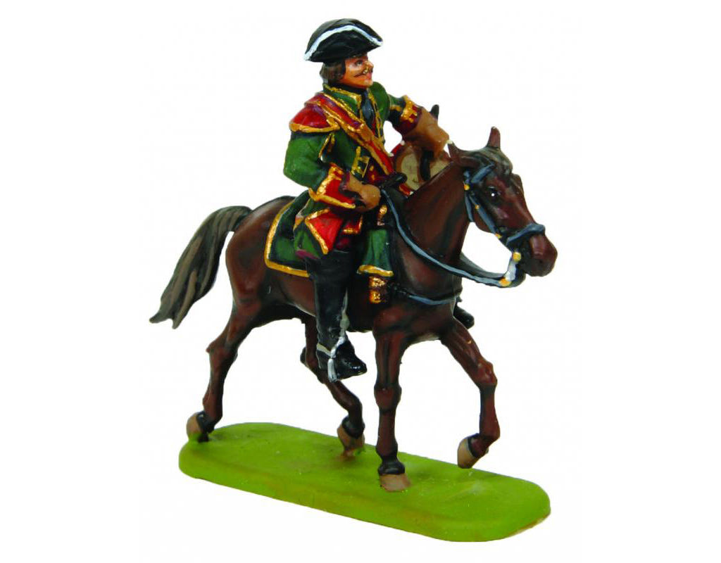 Zvezda 1:72 Dragoons of Peter the Great (10 Mounted Figures & 9 Foot Soldiers) - Z8072