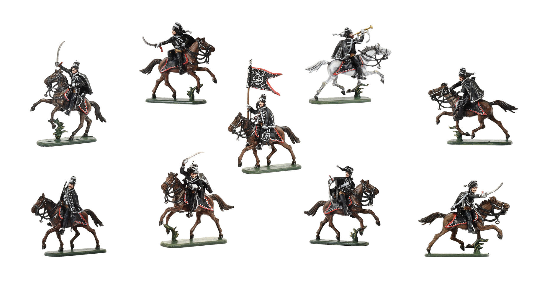 Zvezda 1:72 Black Hussars of Frederik the Great (19 Figures) - Z8079