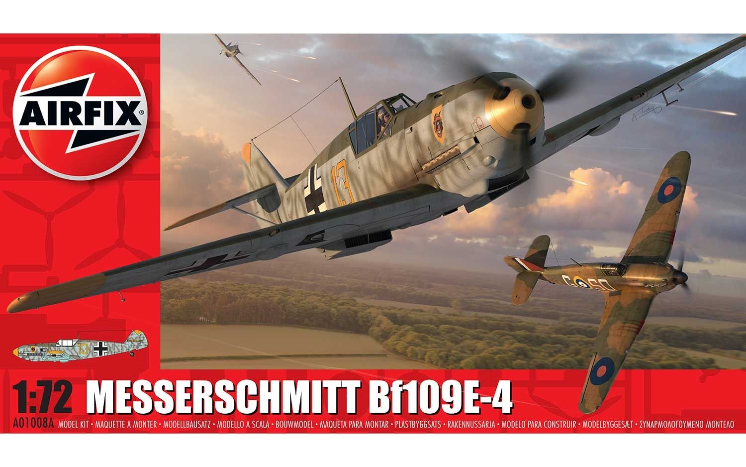 Messerschmitt Bf109E-4 (1:72) - Loaded Dice Barry Vale of Glamorgan CF64 3HD