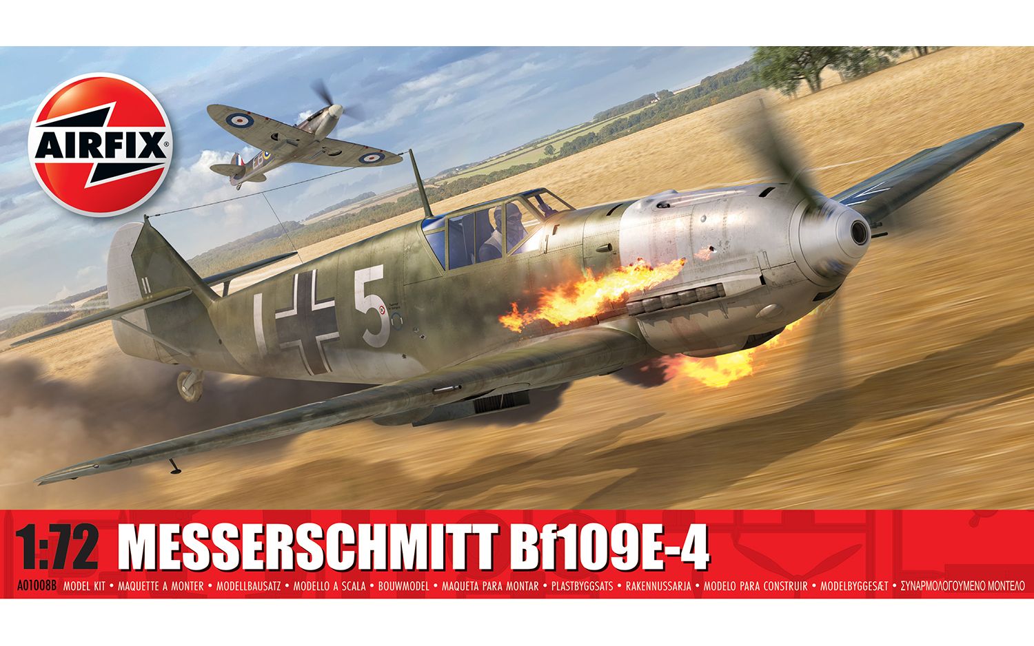 [PRE ORDER] Airfix Messerschmitt Bf109E-4 1:72 - Release Date April 2024 - Loaded Dice
