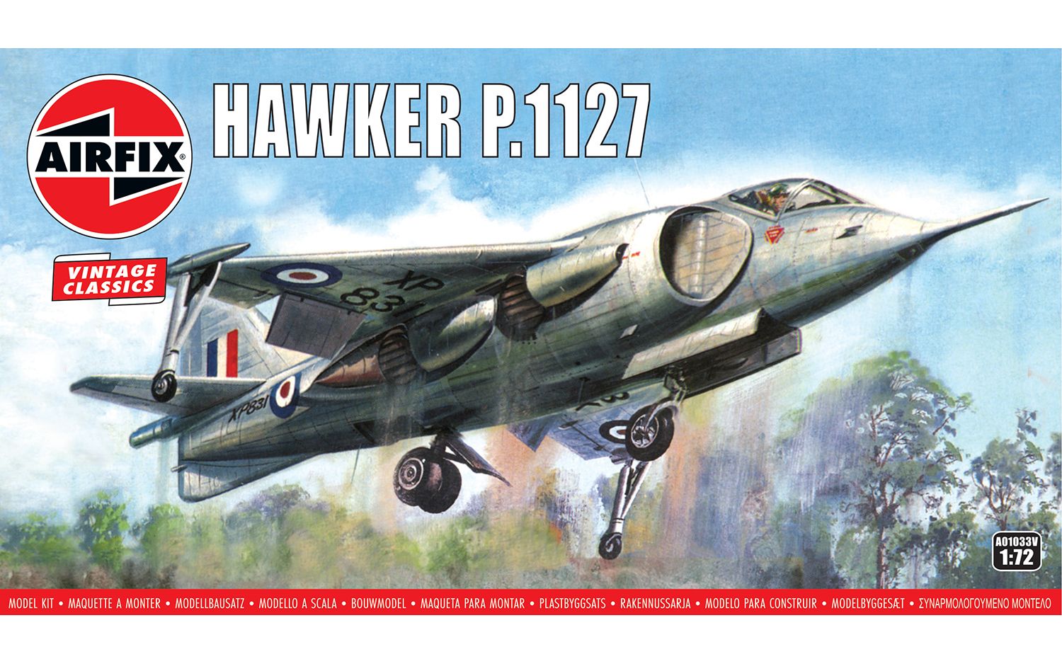 [PRE ORDER] Airfix Hawker P.1127 1:72 - Release Date July 2024 - Loaded Dice