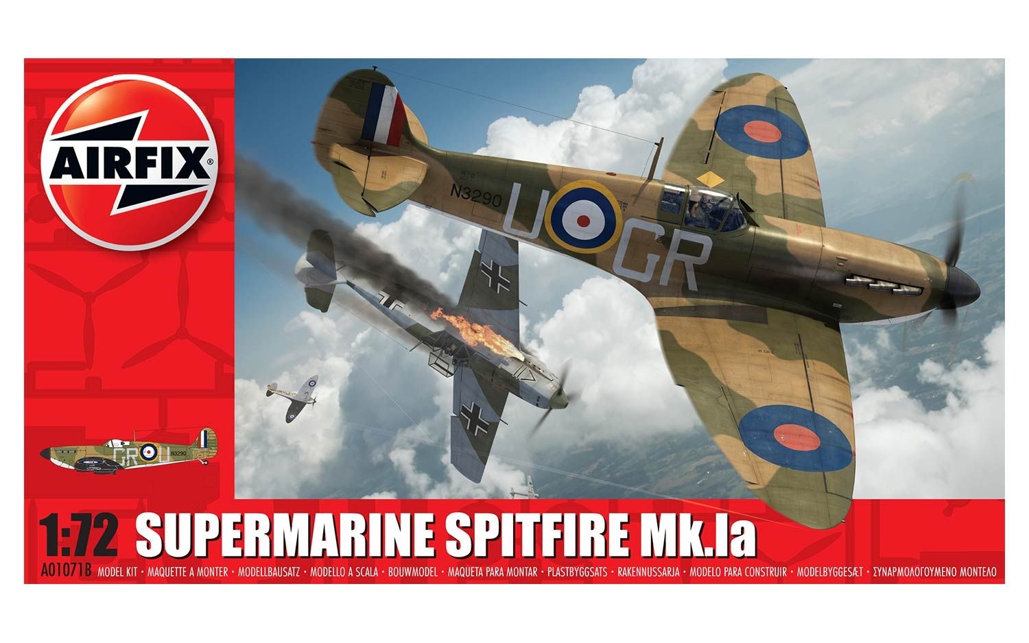 Supermarine Spitfire MkIa (1:72) - Loaded Dice Barry Vale of Glamorgan CF64 3HD