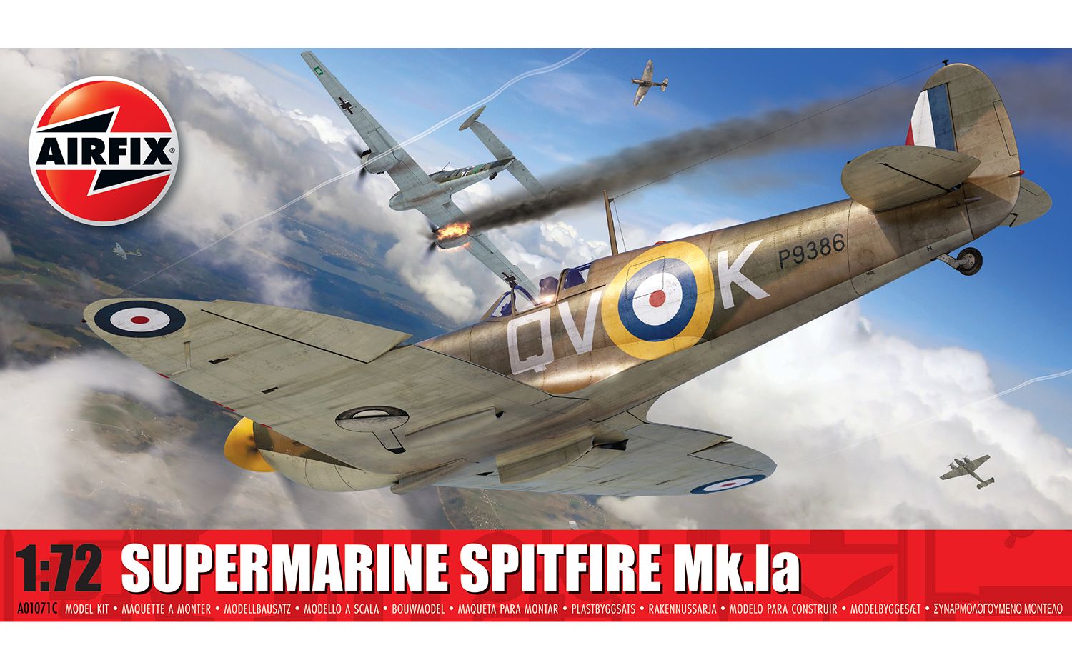 [PRE ORDER] Airfix Supermarine Spitfire Mk.Ia 1:72 - Release Date July 2024 - Loaded Dice