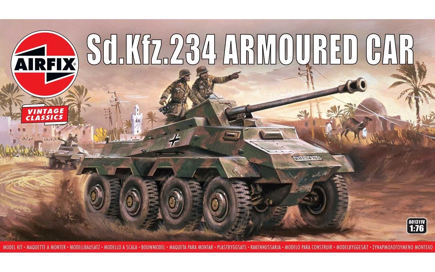 SDKFz.234 Armoured Car (1:76) - Loaded Dice Barry Vale of Glamorgan CF64 3HD