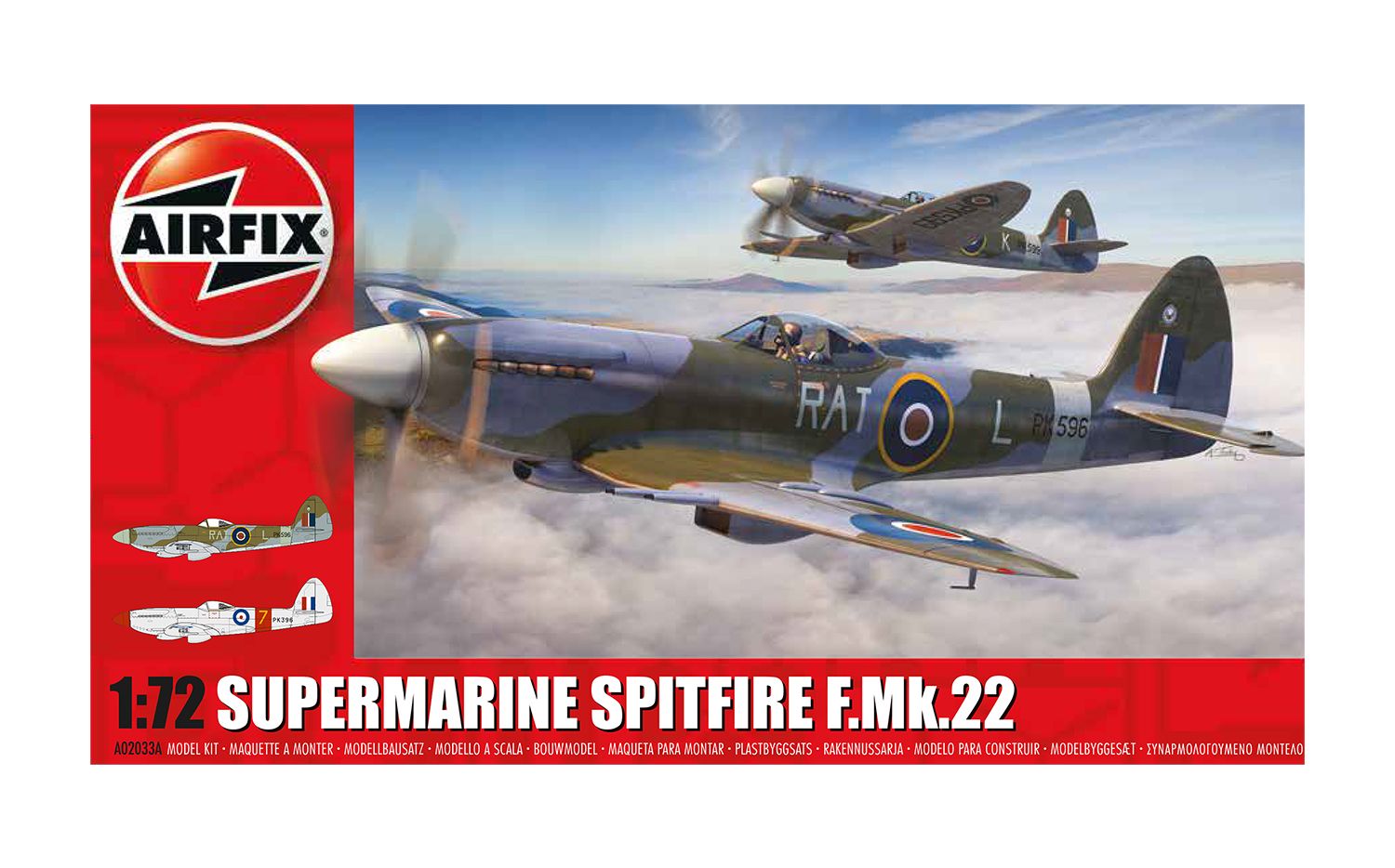 Supermarine Spitfire F Mk 22 (1:72) - Loaded Dice Barry Vale of Glamorgan CF64 3HD