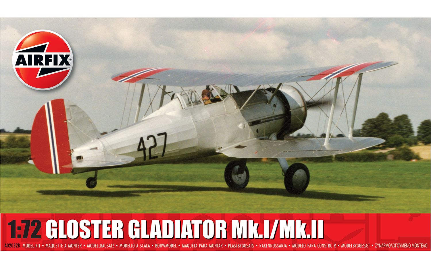 [PRE ORDER] Airfix Gloster Gladiator Mk.I/Mk.II 1:72 - Release Date August 2024 - Loaded Dice