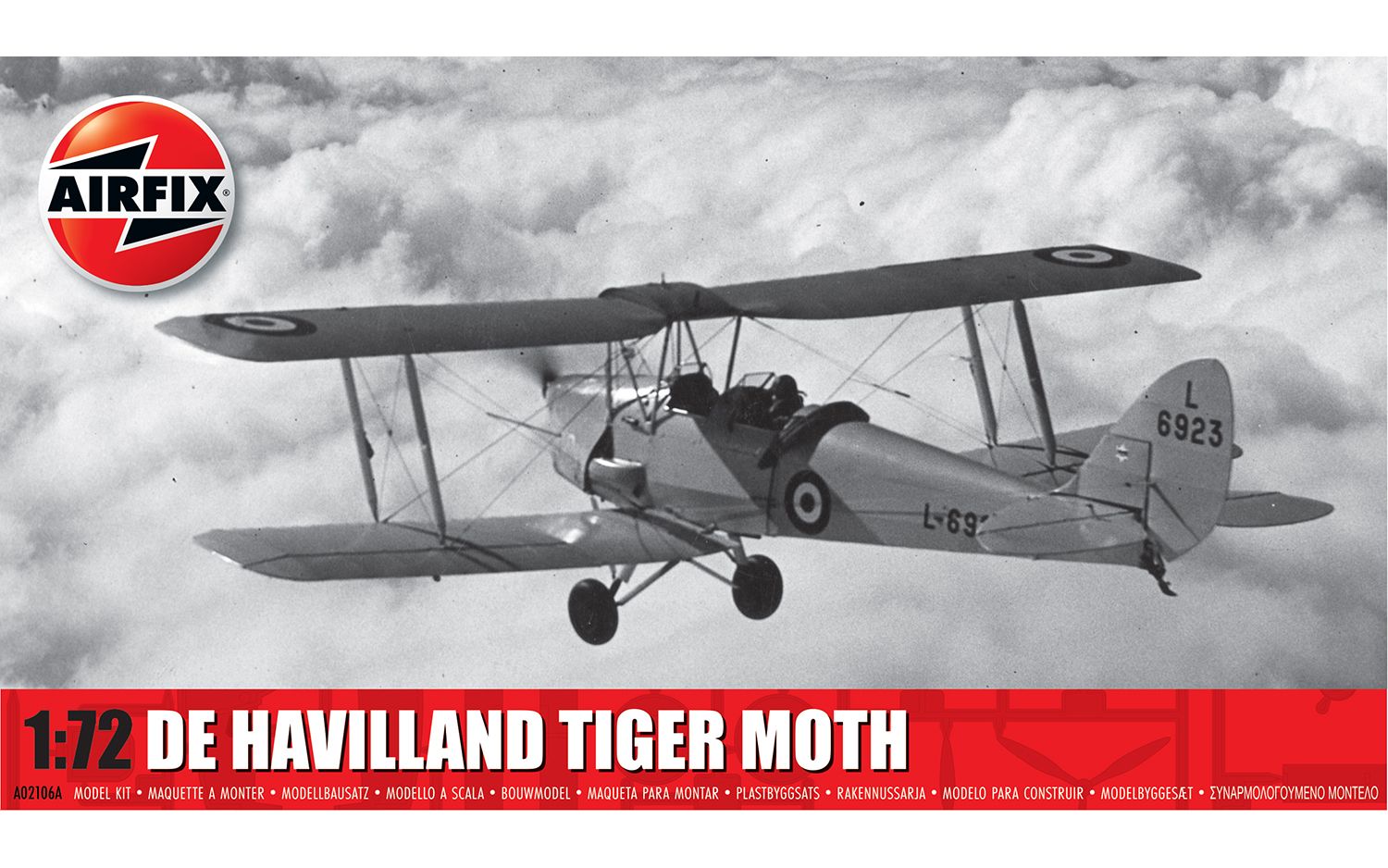 [PRE ORDER] Airfix de Havilland Tiger Moth 1:72 - Release Date September 2024 - Loaded Dice