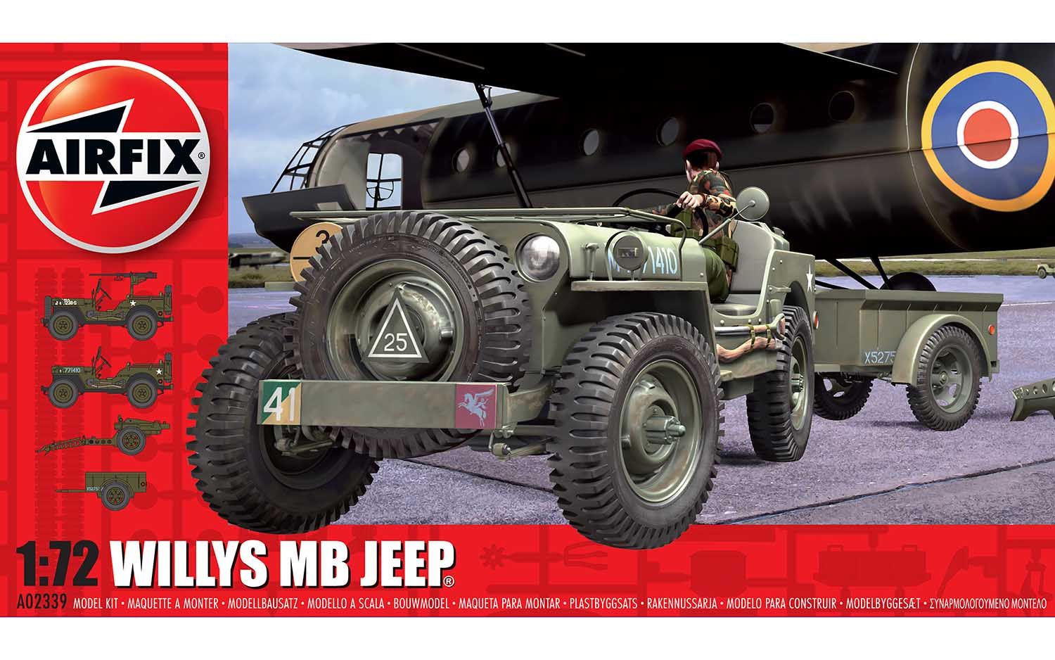 Willys MB Jeep (1:76) - Loaded Dice Barry Vale of Glamorgan CF64 3HD