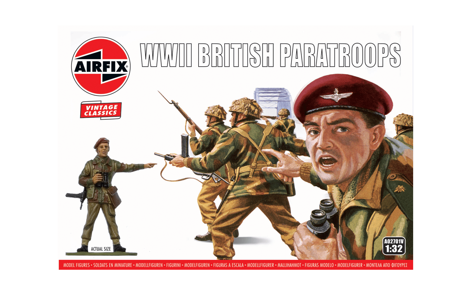 WWII British Paratroops (1:32) - Loaded Dice Barry Vale of Glamorgan CF64 3HD