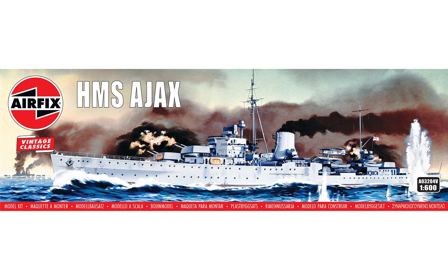 [PRE ORDER] Airfix HMS Ajax 1:600 - Release Date September 2024 - Loaded Dice