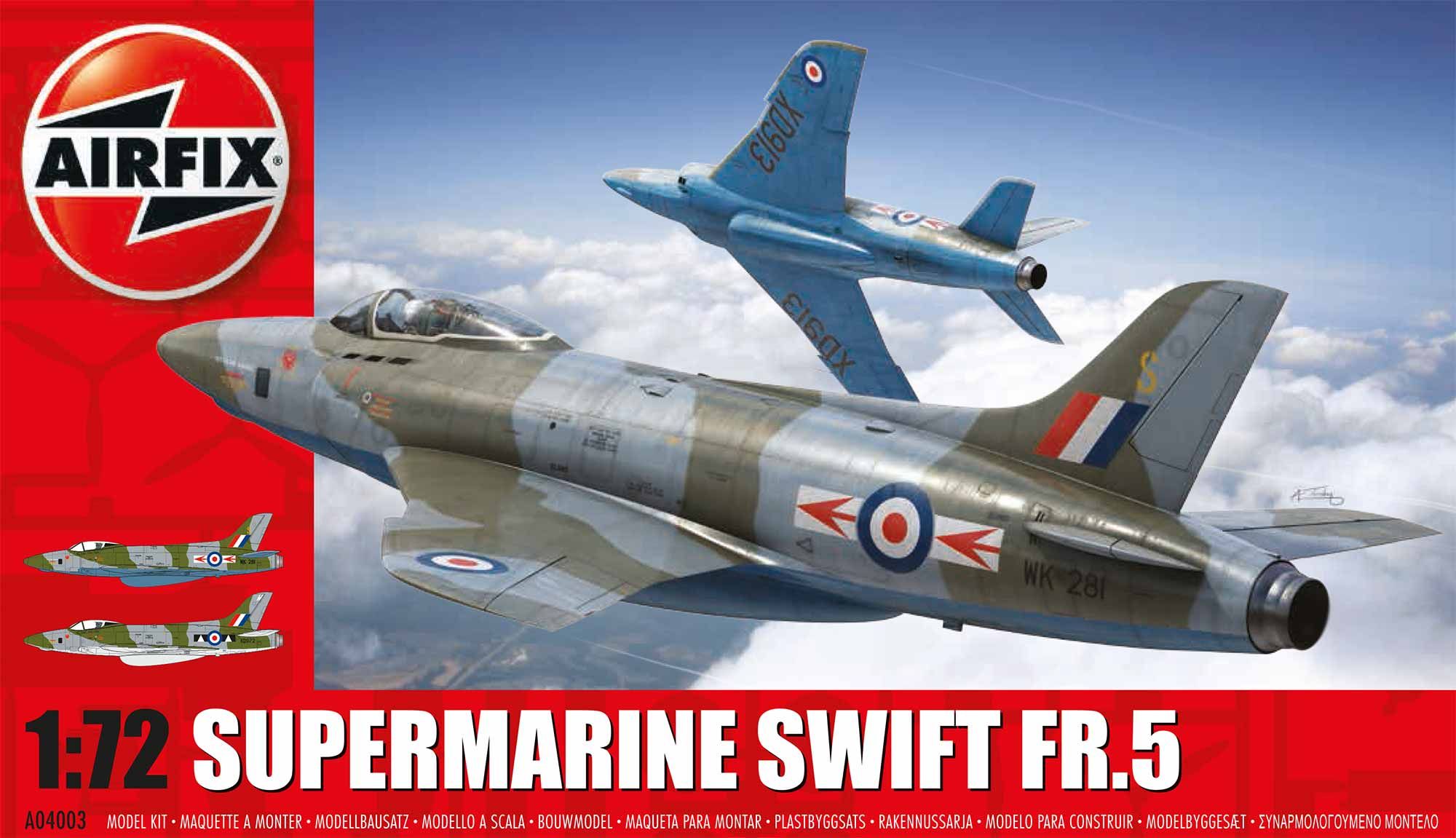 [PRE ORDER] Airfix Supermarine Swift FR.5 1:72 - Release Date April 2024 - Loaded Dice