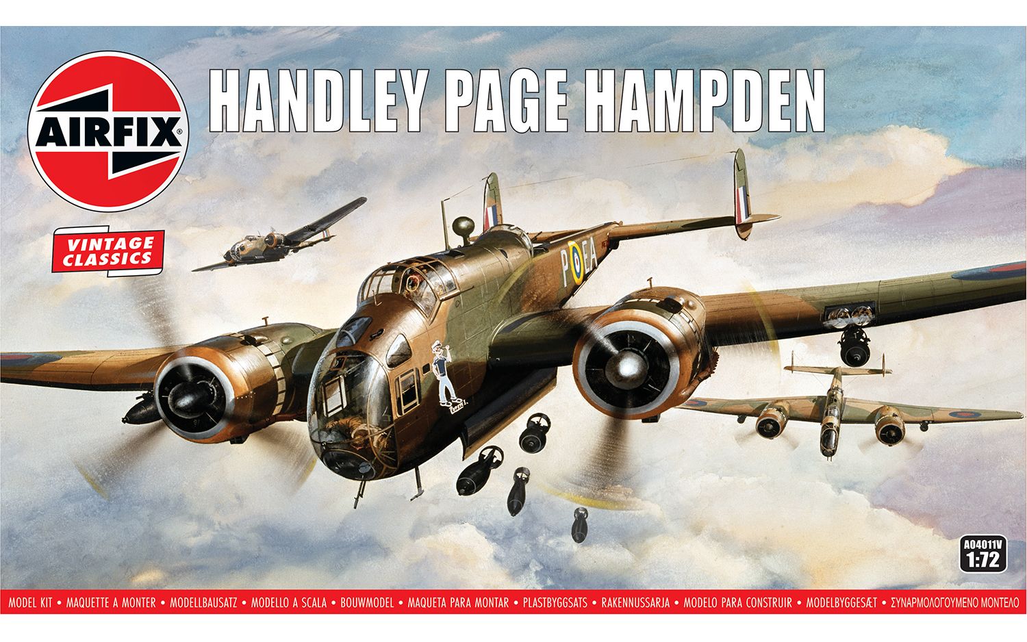 [PRE ORDER] Airfix Handley Page Hampden 1:72 - Release Date October 2024 - Loaded Dice