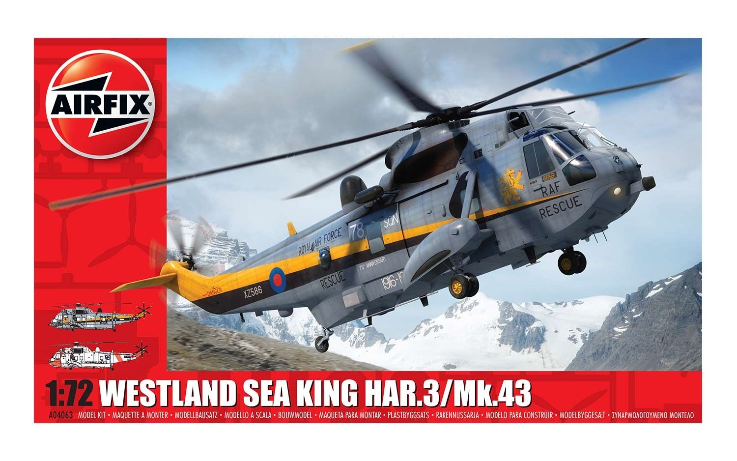 Westland Sea King HAR 3-Mk43 (1:72) - Loaded Dice Barry Vale of Glamorgan CF64 3HD