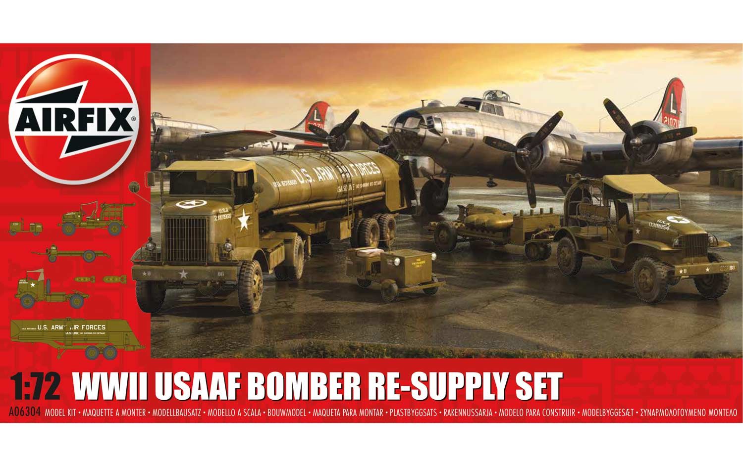WWII USAAF 8th Bomber Resupply Set (1:72) - Loaded Dice Barry Vale of Glamorgan CF64 3HD