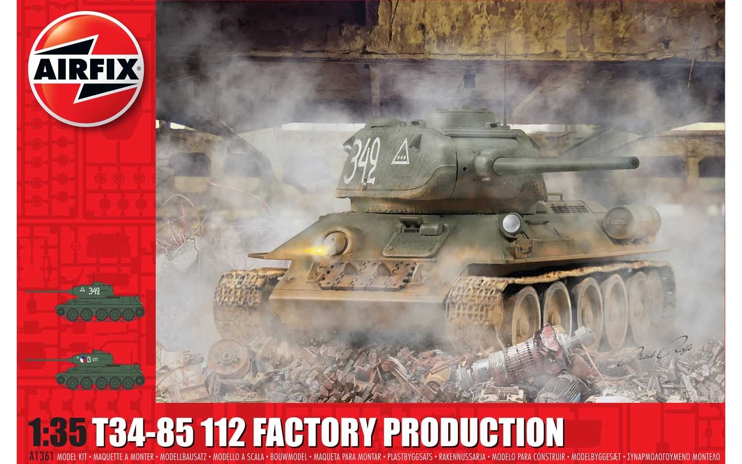 T34-85 112 Factory Production (1:35) - Loaded Dice Barry Vale of Glamorgan CF64 3HD