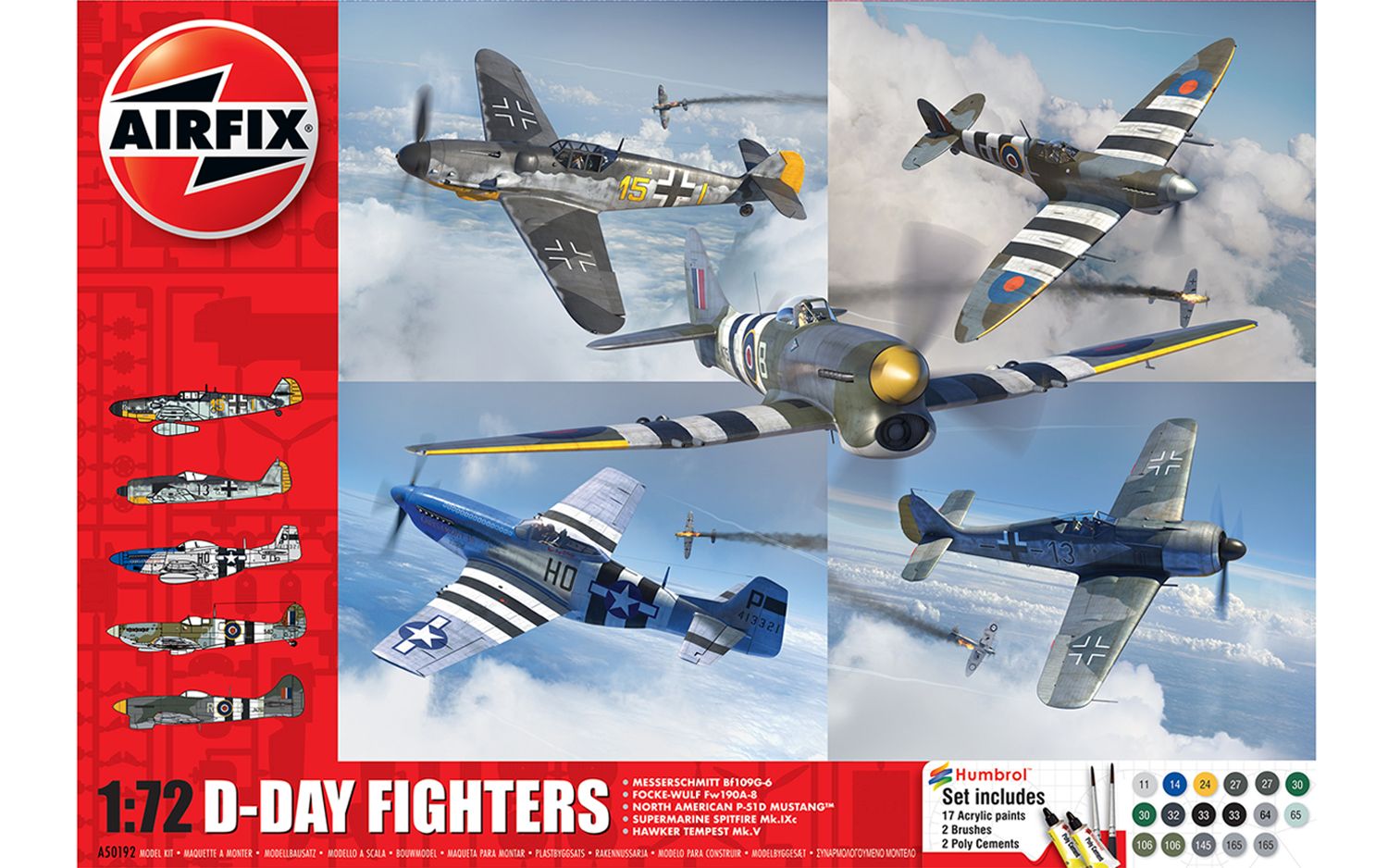 [PRE ORDER] Airfix D-Day Fighters Gift Set 1:72 - Release Date April 2024 - Loaded Dice