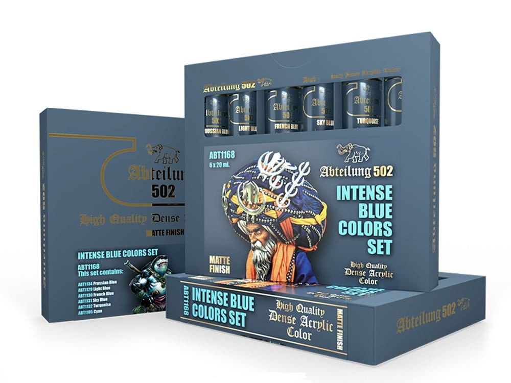 Intense Blue Colours Set - Loaded Dice Barry Vale of Glamorgan CF64 3HD
