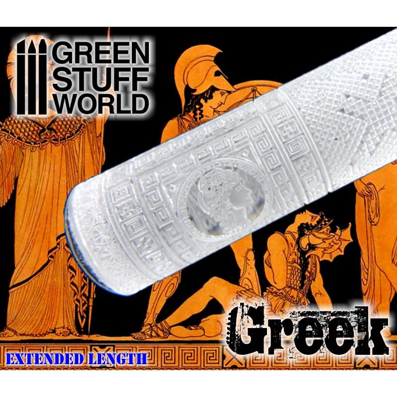 Green Stuff World Rolling Pin GREEK - Loaded Dice Barry Vale of Glamorgan CF64 3HD