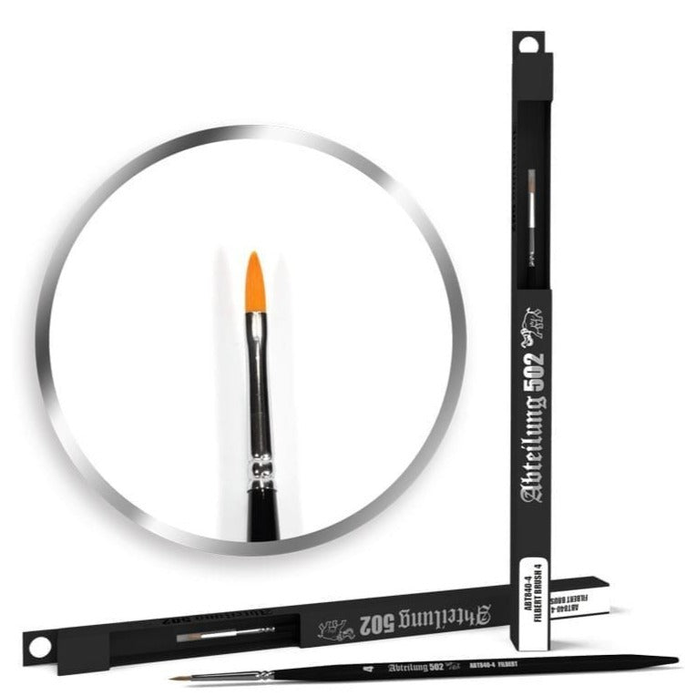 Abteilung 502 Filbert Brush 4 (ABT840-4) - Loaded Dice