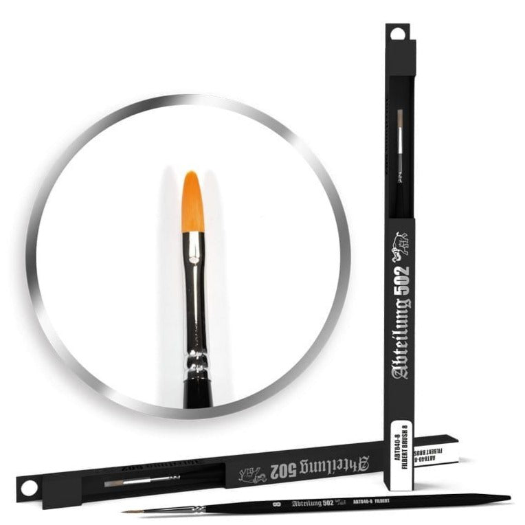 Abteilung 502 Filbert Brush 8 (ABT840-8) - Loaded Dice