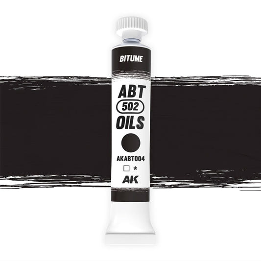 Abteilung 502 oil paint Bitume for model weathering