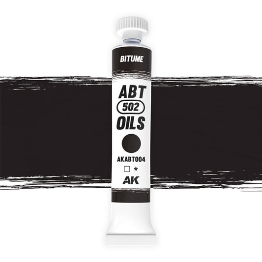Abteilung 502 oil paint Bitume for model weathering