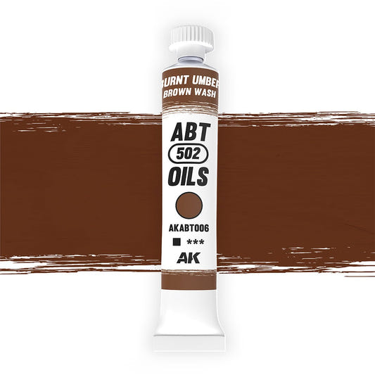 Abteilung 502 oil paint Burnt Umber / Brown Wash for model weathering