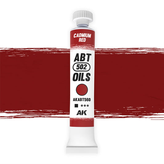 Abteilung 502 oil paint Cadmium Red for model weathering