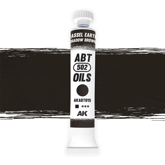 Abteilung 502 oil paint Cassel Earth / Shadow Brown for model weathering