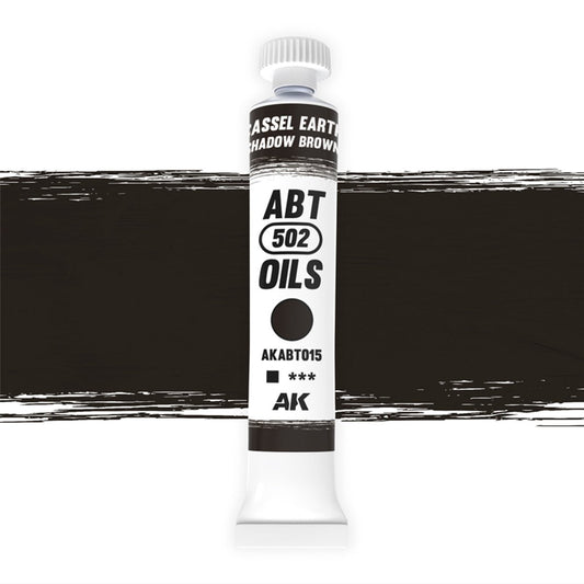 Abteilung 502 oil paint Cassel Earth / Shadow Brown for model weathering
