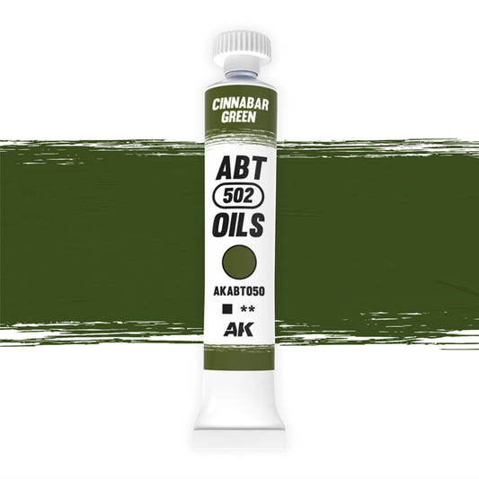 Abteilung 502 oil paint Cinnabar Green for model weathering