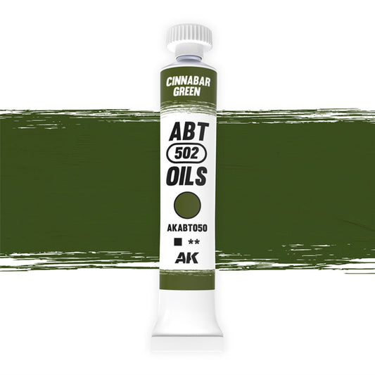 Abteilung 502 oil paint Cinnabar Green for model weathering