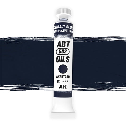 Abteilung 502 oil paint Cobalt Blue / Faded Navy Blue for model weathering