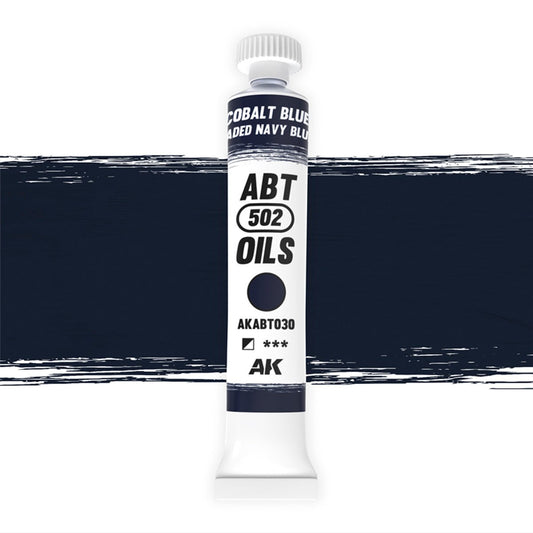 Abteilung 502 oil paint Cobalt Blue / Faded Navy Blue for model weathering