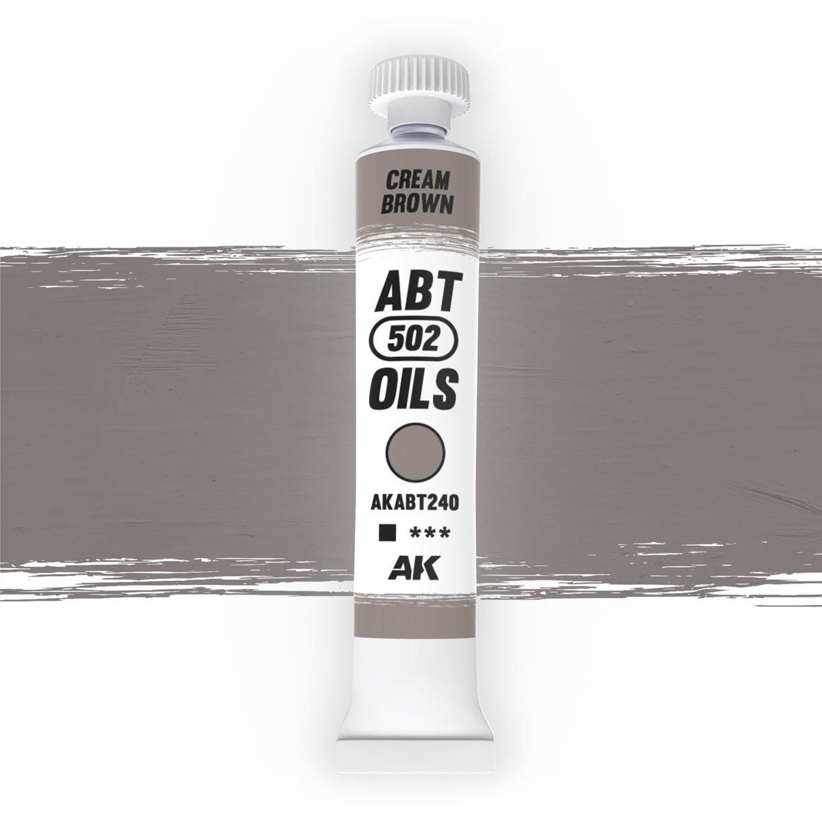 Abteilung 502 oil paint Cream Brown for model weathering