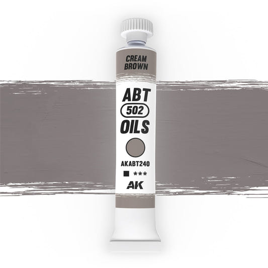 Abteilung 502 oil paint Cream Brown for model weathering