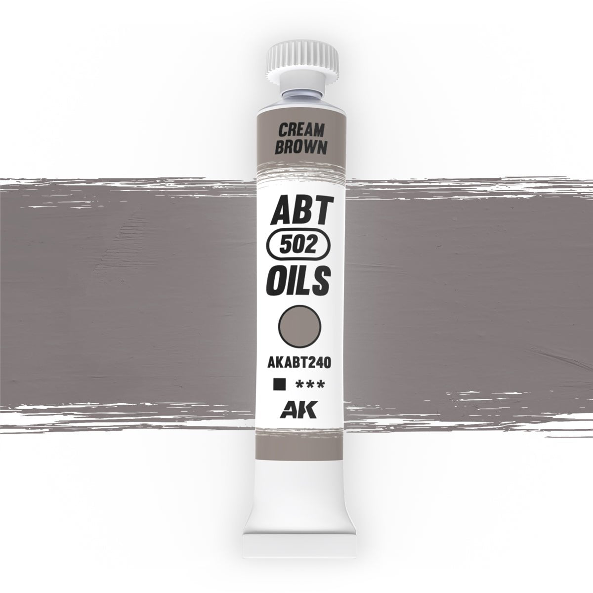 Abteilung 502 oil paint Cream Brown for model weathering