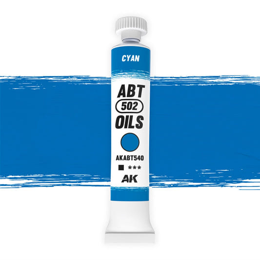 Abteilung 502 oil paint Cyan for model weathering