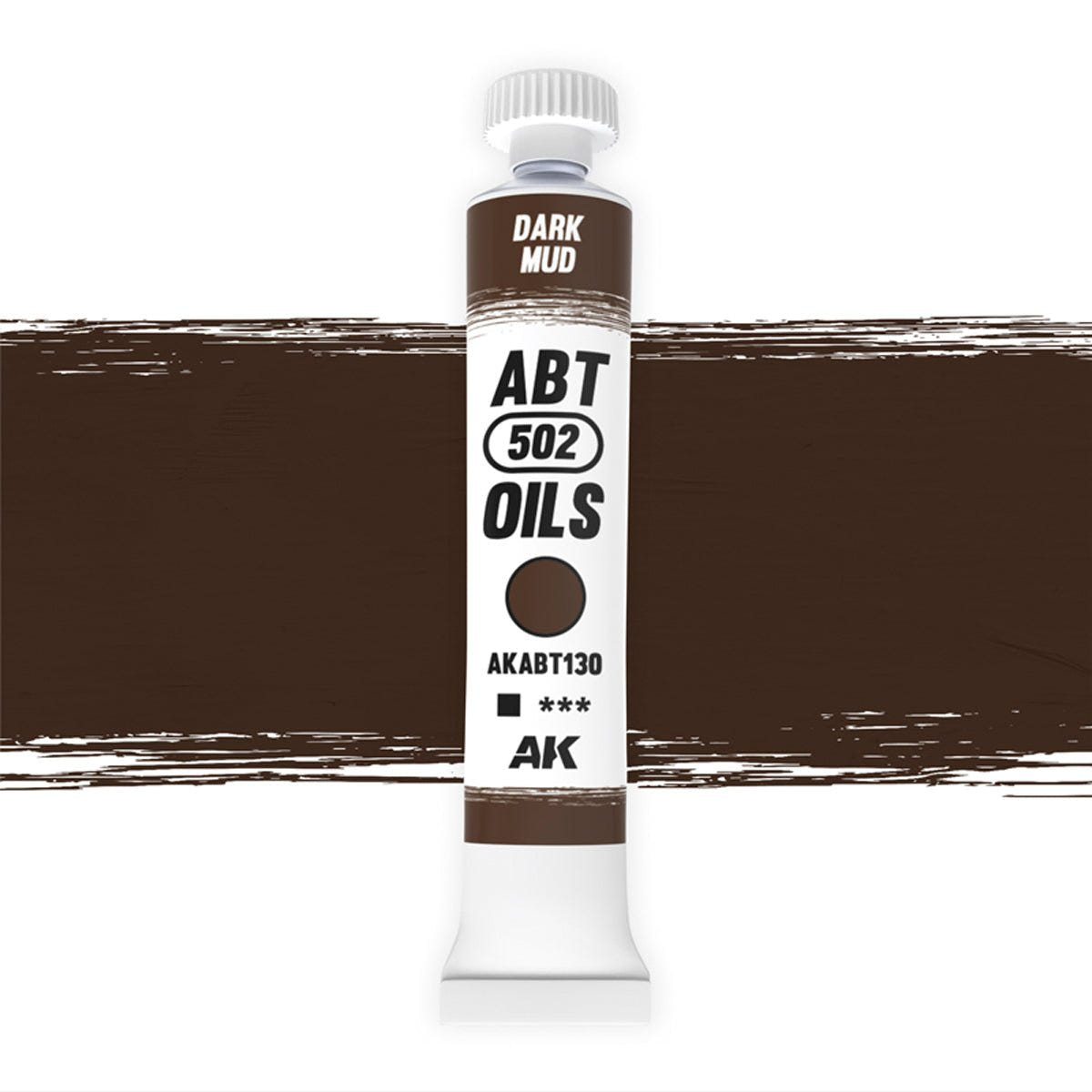 Abteilung 502 oil paint Dark Mud for model weathering
