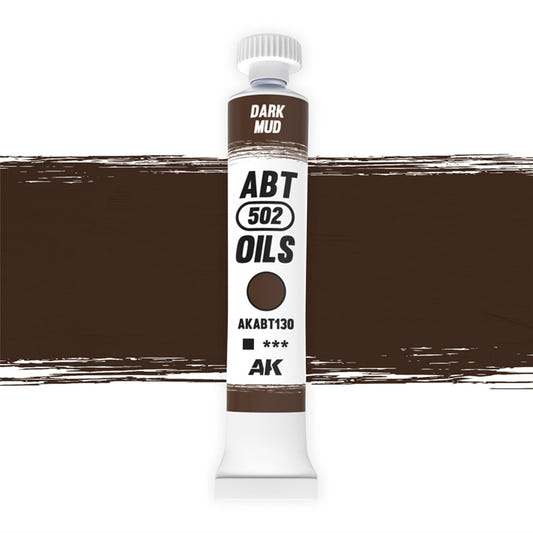 Abteilung 502 oil paint Dark Mud for model weathering